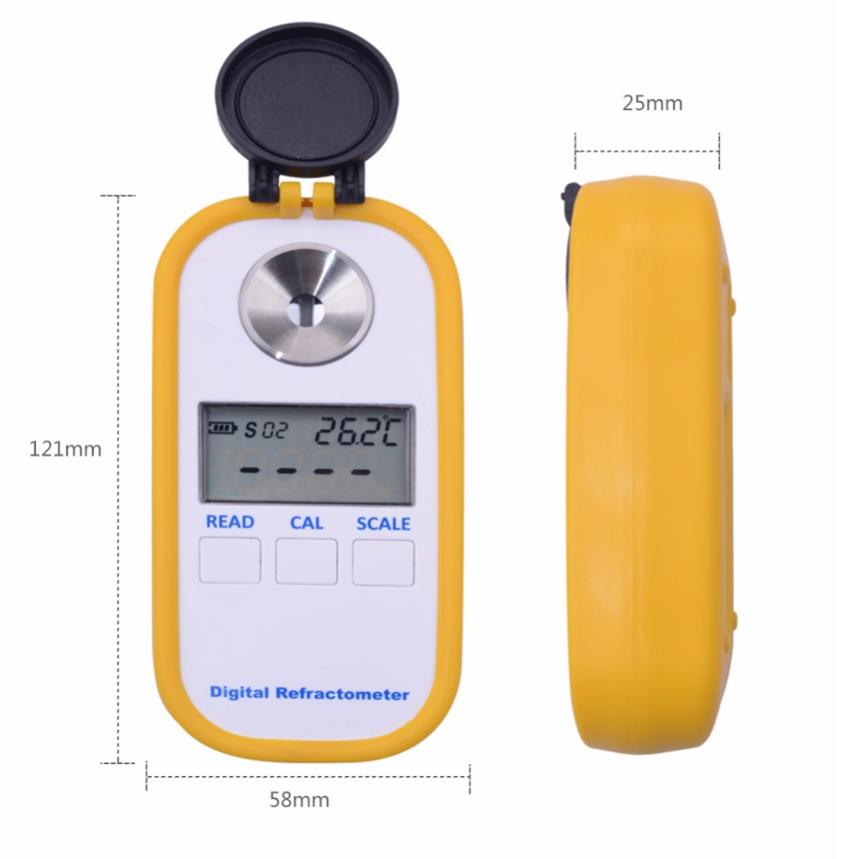 Glycol Antifreeze Brix Meter Refractometer Glykol-Frostschutz-Brix-Messgerät-Refraktometer